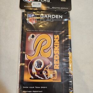 NFL Washington Redskins Wincraft Garden Flag Indoor Outdoor 11" x 15" Sports Hom